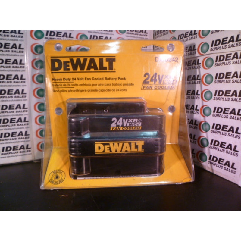 HEAVY DUTY BATTERY PACK, DEWALT – DW0242, 24 VOLT COOLED FAN