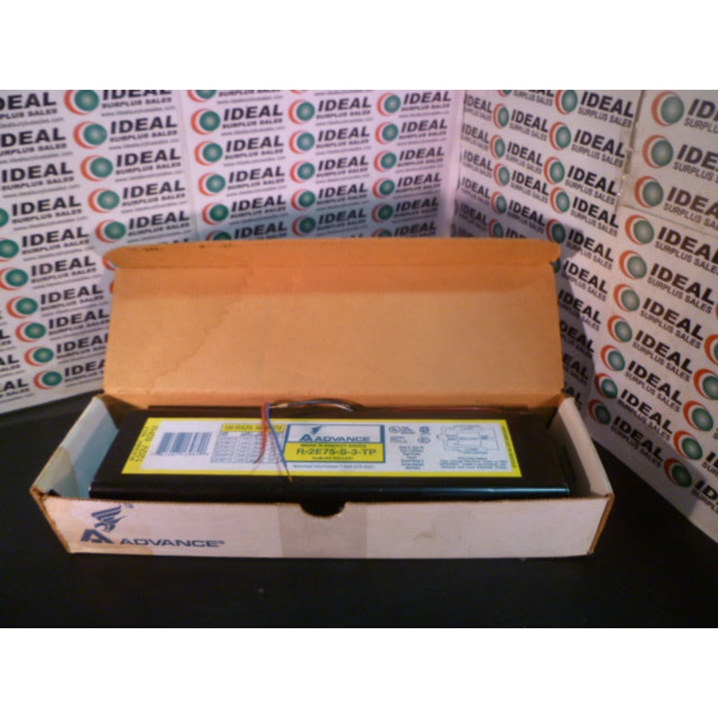 SLIMLINE BALLAST, ADVANCE – R-2E75-S-3-TP, 120 VOLTS, 60 HERTZ