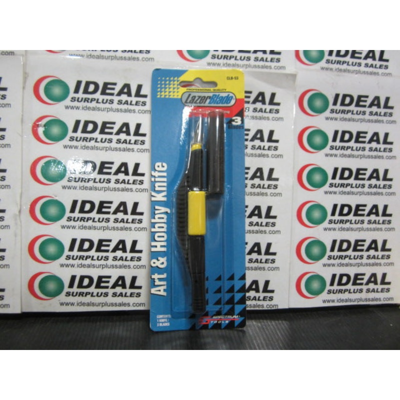 Spectrum Tools CLB-53 Lazer Blade Art & Hobby Knife 1 Knife / 3 Blades