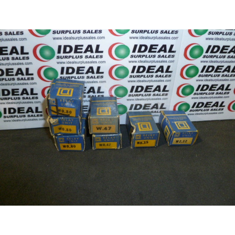 SQUARE D W080W047W815W232 RELAY