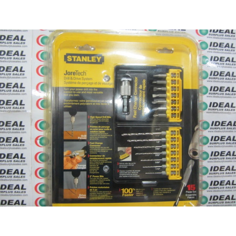 Stanley JORE TECH 15-Piece Quick Change Drill/Driver #ST-1228