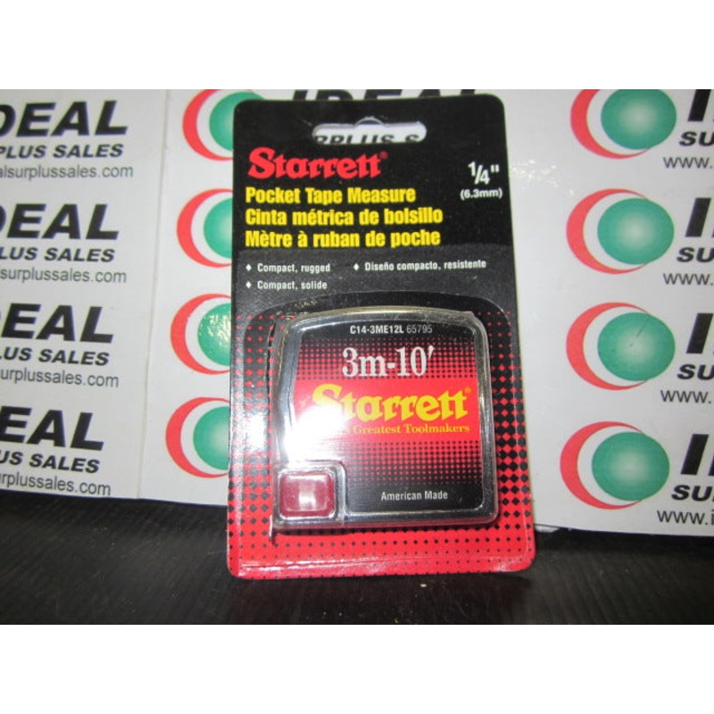 STARRETT C14-3ME12L TAPE|Factory Sealed Packaging|New In Box|New No Box|Used|Reconditioned