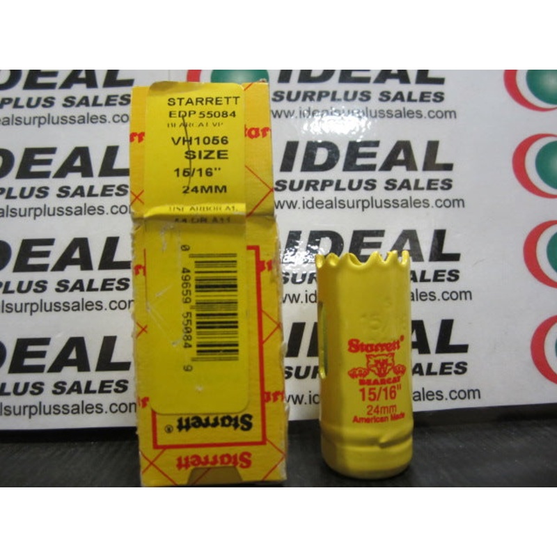 Starrett VH1056 Hole Saw 15/16 (24mm) FASTCUT Bi-Metal Hole Saw