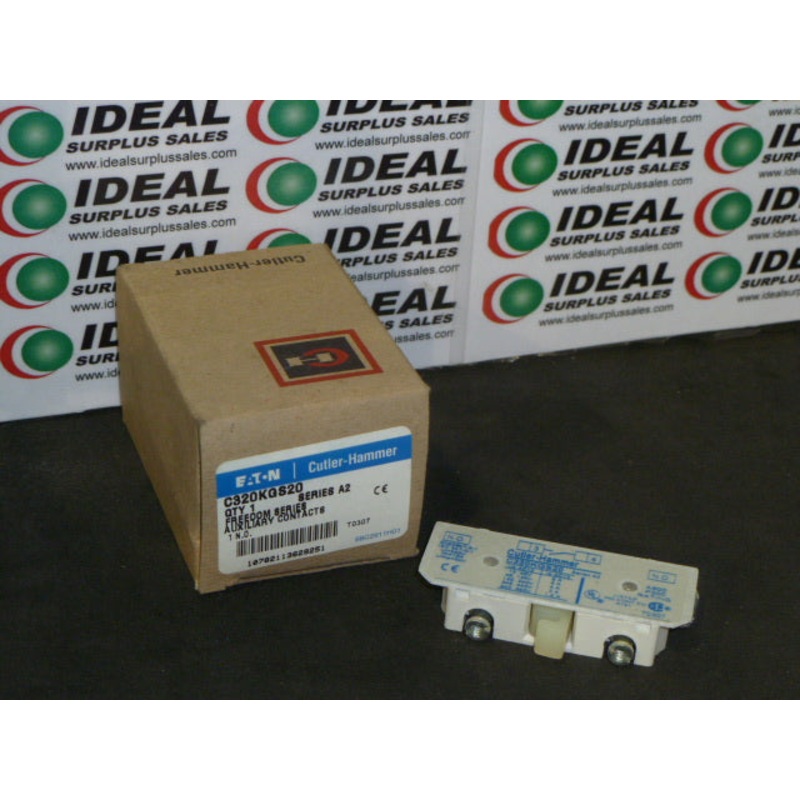 CUTLER-HAMMER  C320KGS20 – CONTACT, 1-NO, AUXILIARY CONTACT