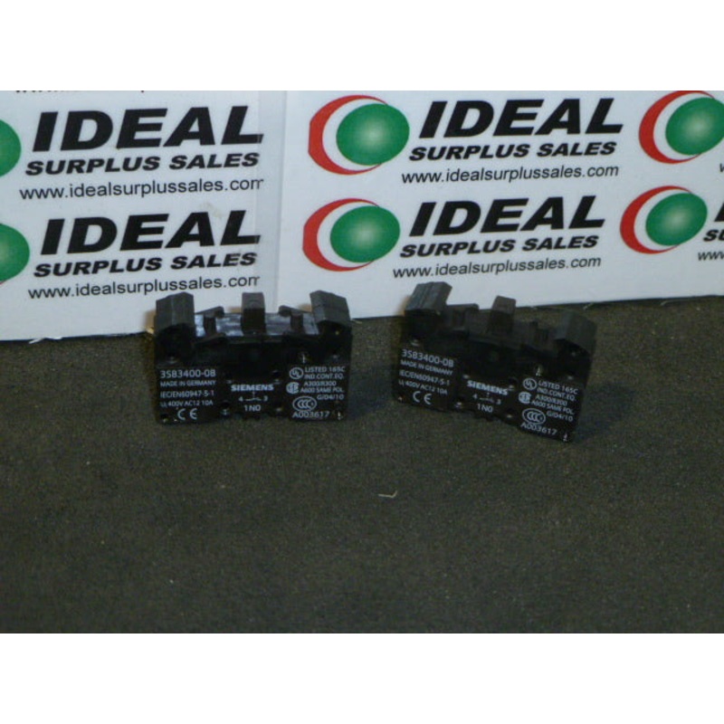 SIEMENS 3SB34000B|Factory Sealed Packaging|New In Box|New No Box|Used|Reconditioned