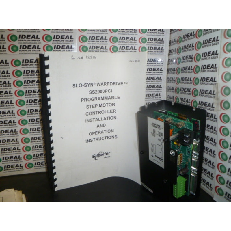 SLO-SYN SS2000 MOTOR DRIVER|Factory Sealed Packaging|New In Box|New No Box|Used|Reconditioned