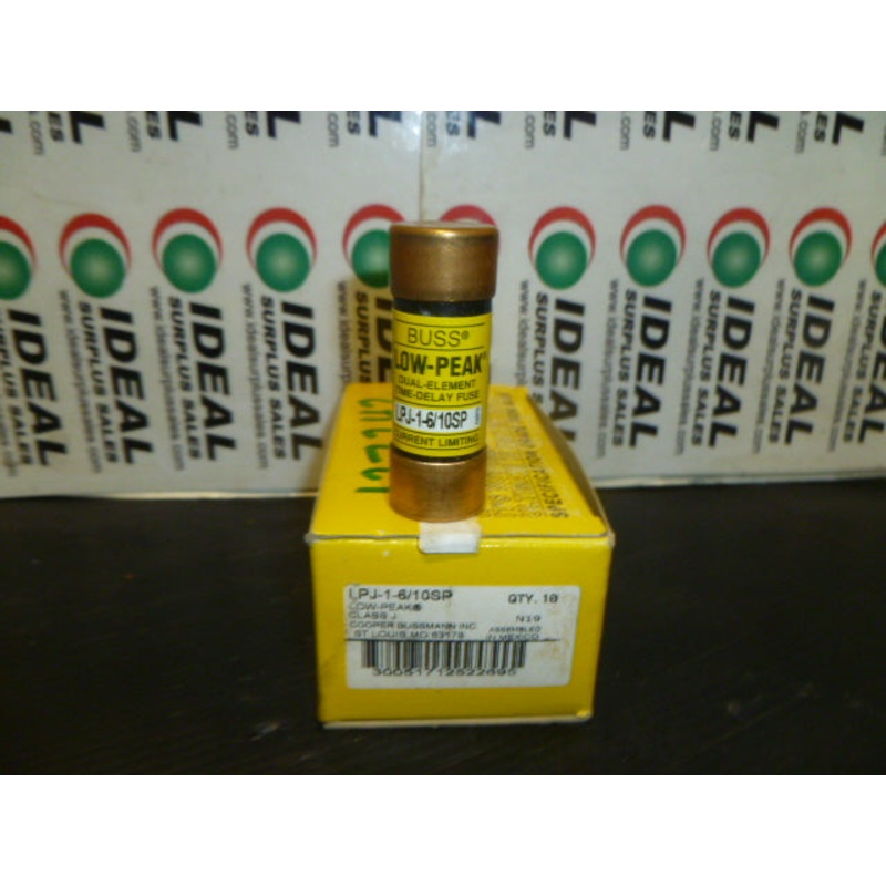 BUSSMANN LPJ1610SP FUSE|Factory Sealed Packaging|New In Box|New No Box|Used|Reconditioned
