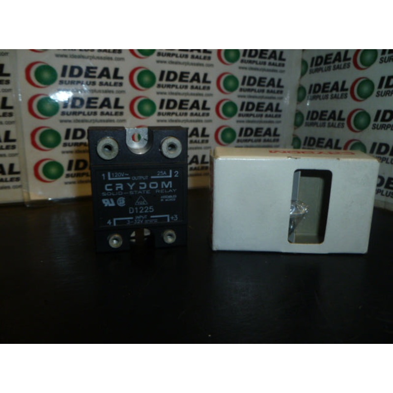 CRYDOM D1225 RELAY|Factory Sealed Packaging|New In Box|New No Box|Used|Reconditioned