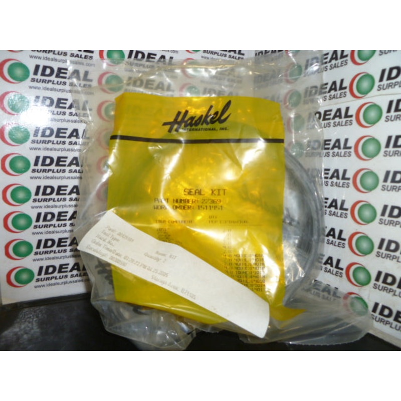 SEAL KIT, HASKEL – 27369|Factory Sealed Packaging|New In Box|New No Box|Used|Reconditioned