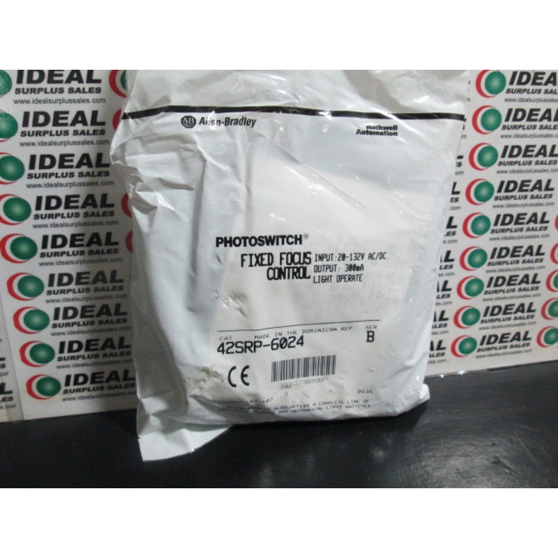 SENSOR, ALLEN BRADLEY 42SRP-6024 – SERIES B, AC SENSOR, 20-132 VAC, 1.1 OPERATING DISTANCE