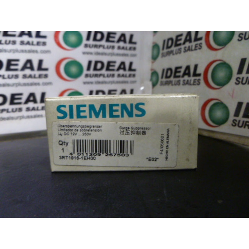 SIEMENS 3RT19161EH00|Factory Sealed Packaging|New In Box|New No Box|Used|Reconditioned