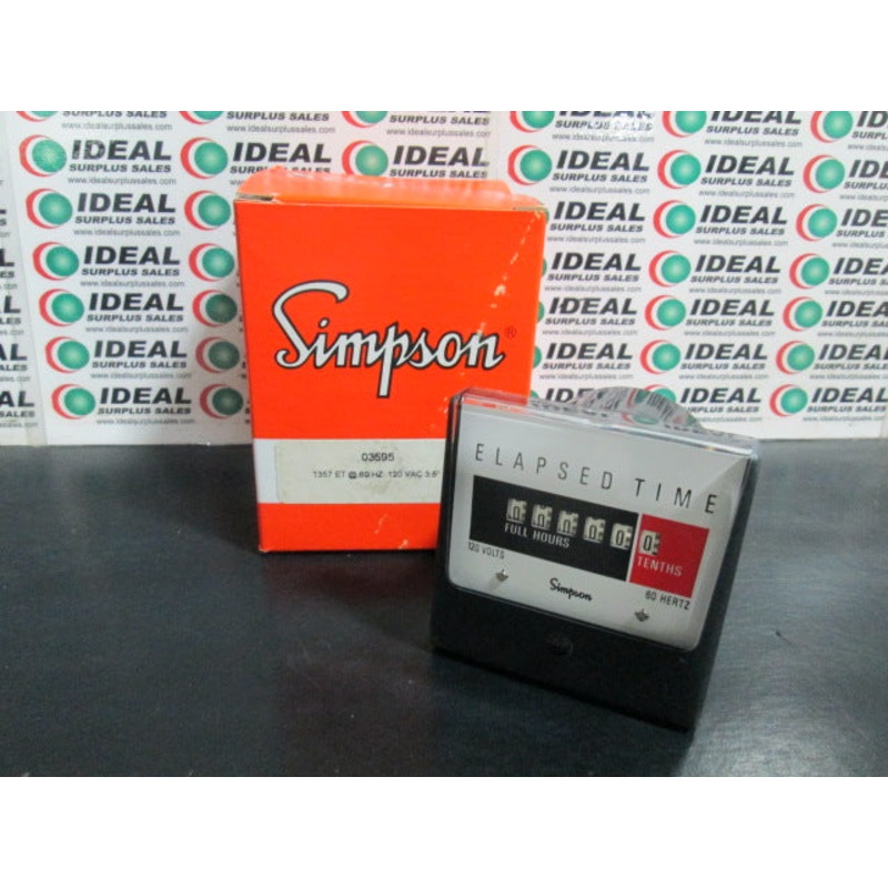 SIMPSON 1357ET|Factory Sealed Packaging|New In Box|New No Box|Used|Reconditioned