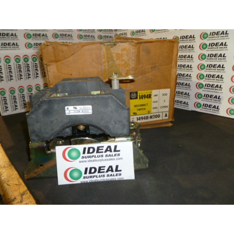 ALLEN BRADLEY 1492N200 SWITCH|Factory Sealed Packaging|New In Box|New No Box|Used|Reconditioned