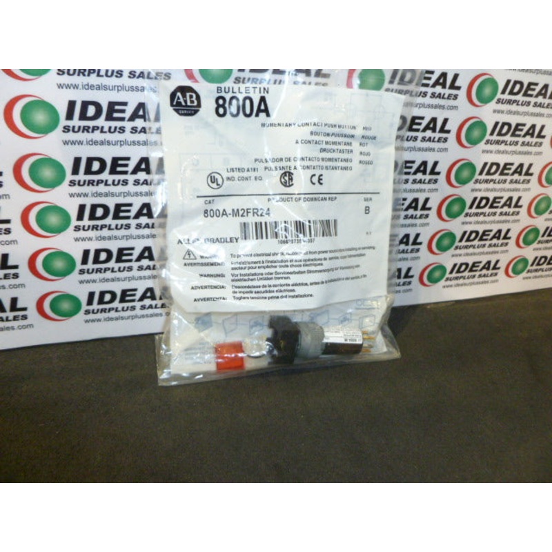 ALLEN BRADLEY 800A-M2FR24 PUSH BUTTON