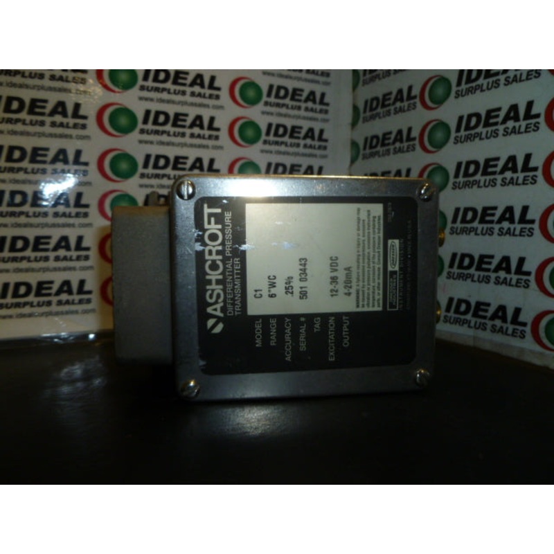 ASHCROFT C1|Factory Sealed Packaging|New In Box|New No Box|Used|Reconditioned