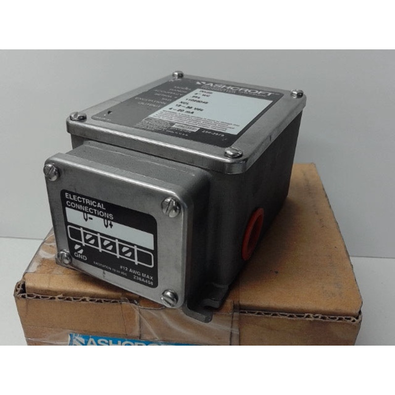 Ashcroft IXLdp Differential Pressure Transmitter 0.5% 0-6WC 4-20mA Output IX-5-F02-42-ST