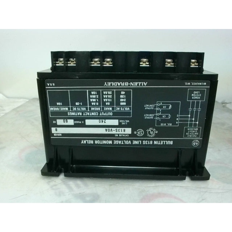 Allen Bradley 813S-VOA  /B Voltage Monitor Relay 240V 3PH
