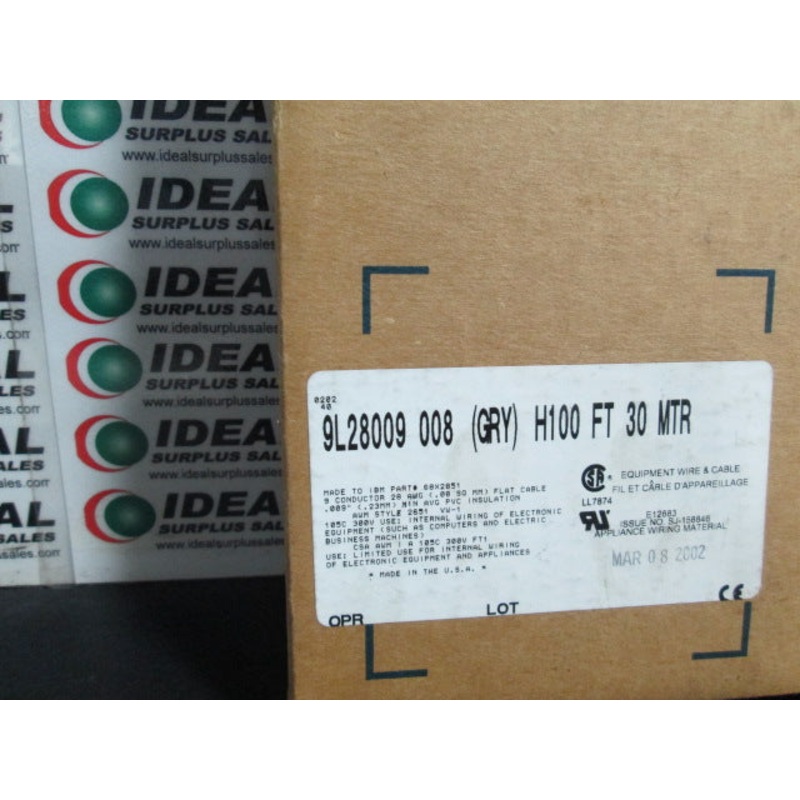 BELDEN 9L28009 CABLE|Factory Sealed Packaging|New In Box|New No Box|Used|Reconditioned