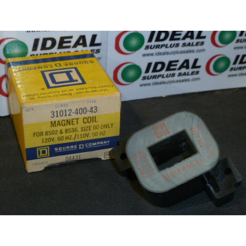 SQUARE D 3101240043 COIL|Factory Sealed Packaging|New In Box|New No Box|Used|Reconditioned
