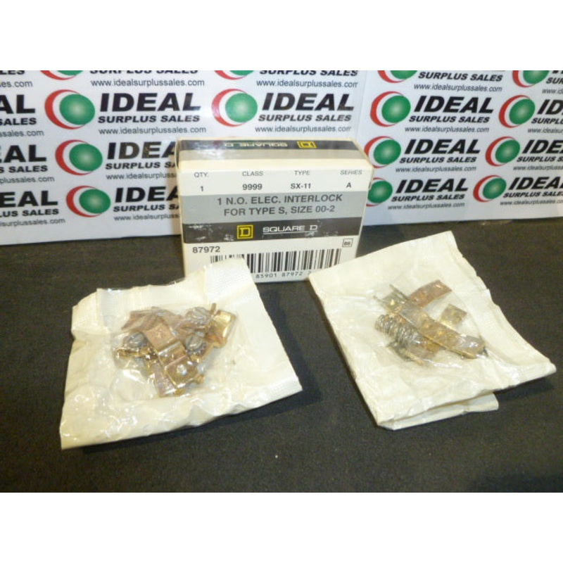SQUARE D  999-SX-11 – INTERLOCK, 1-NO, SERIES A, CONTACTOR STARTER AUXILIARY CONTACT KIT