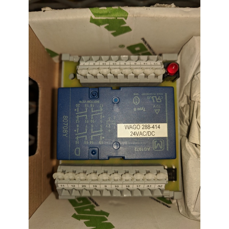 WAGO 288414 RELAY|Factory Sealed Packaging|New In Box|New No Box|Used|Reconditioned