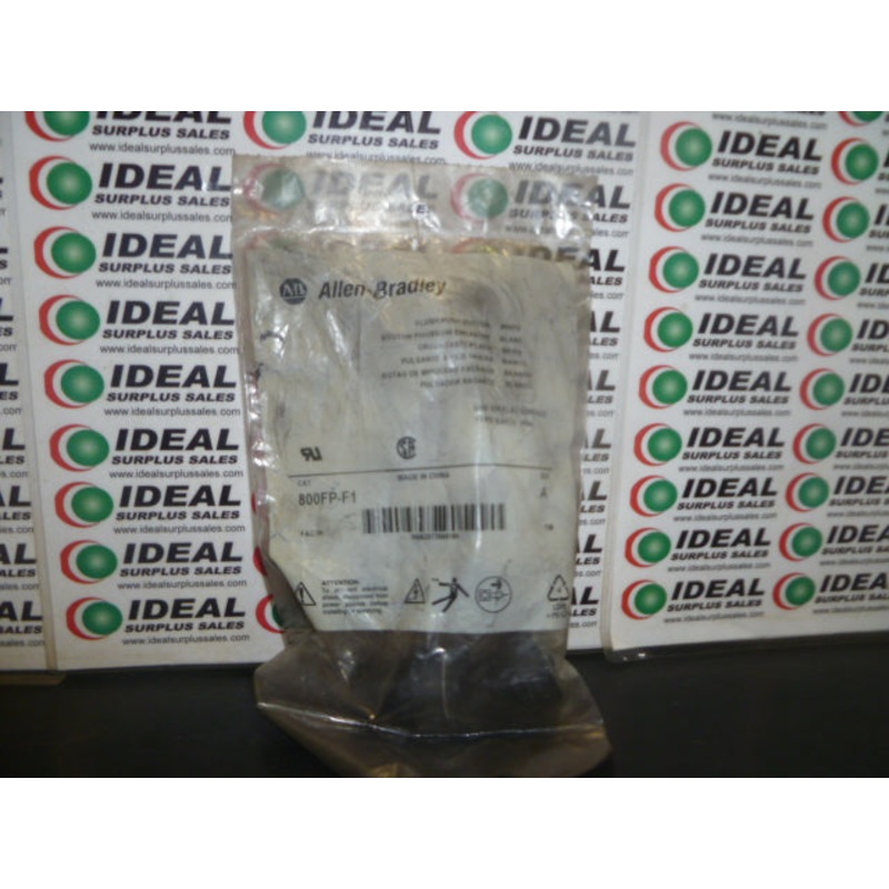 ALLEN BRADLEY 800FP-F1 Flush Push Button White Series A Type 4,4X13