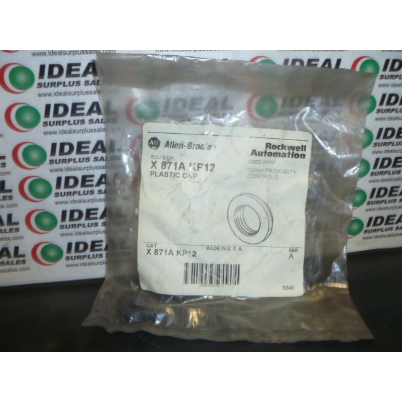 Allen Bradley X871AKP12 Plastic Cap
