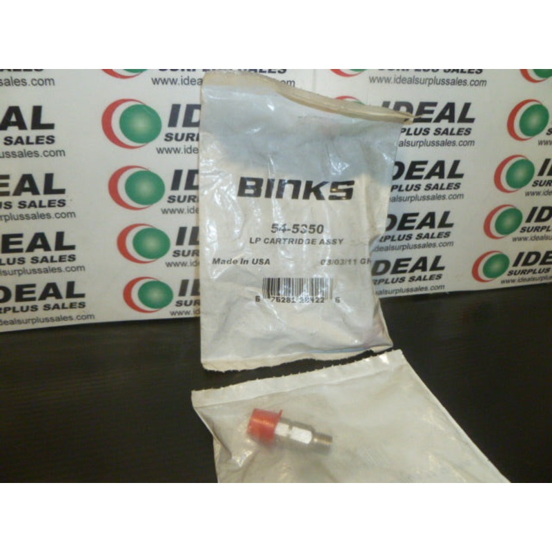 BINKS LP  CARTRIDGE ASSY|Factory Sealed Packaging|New In Box|New No Box|Used|Reconditioned