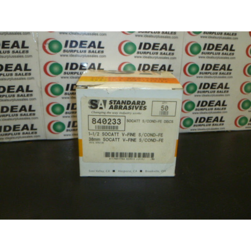 Standard Abrasives FE 840233 1-1/2 SocAtt Quick Change Very Fine (50 PCS)