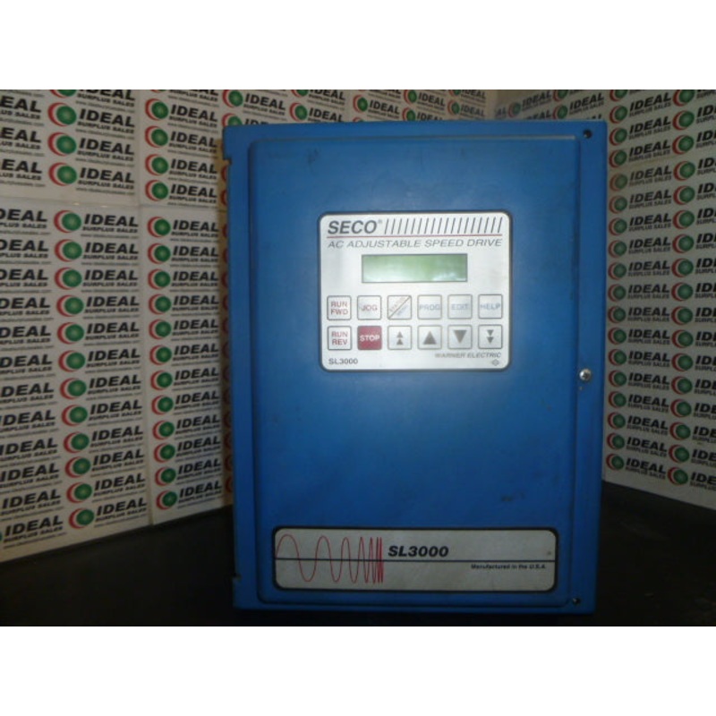 WARNER ELECTRIC SL3000 ADJUSTABLE SPEED DRIVE
