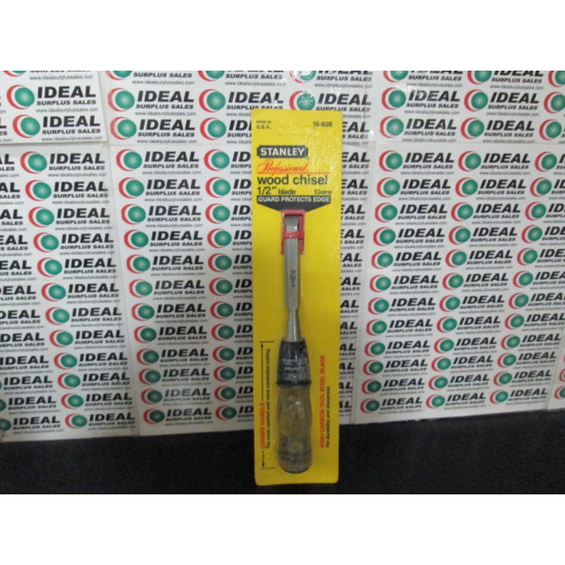 STANLEY 16608 CHISEL|Factory Sealed Packaging|New In Box|New No Box|Used|Reconditioned