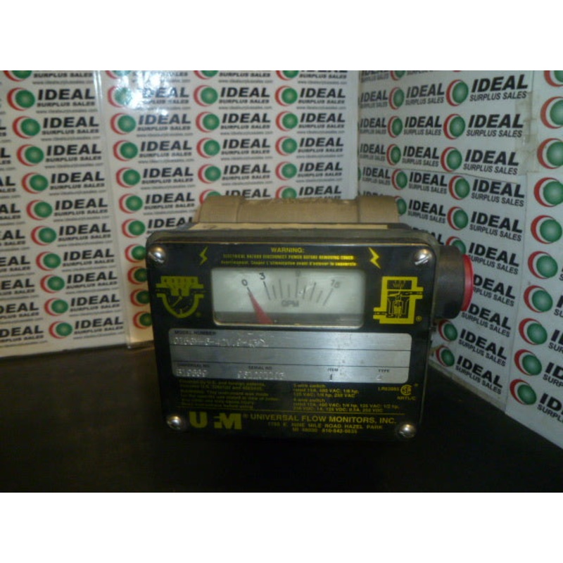 UNIVERSAL FLOW MONITORS INC 015GM642V9A3WL FLOW METER