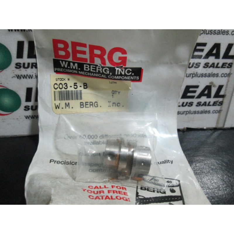 WM BERG CO35B COUPLING|Factory Sealed Packaging|New In Box|New No Box|Used|Reconditioned