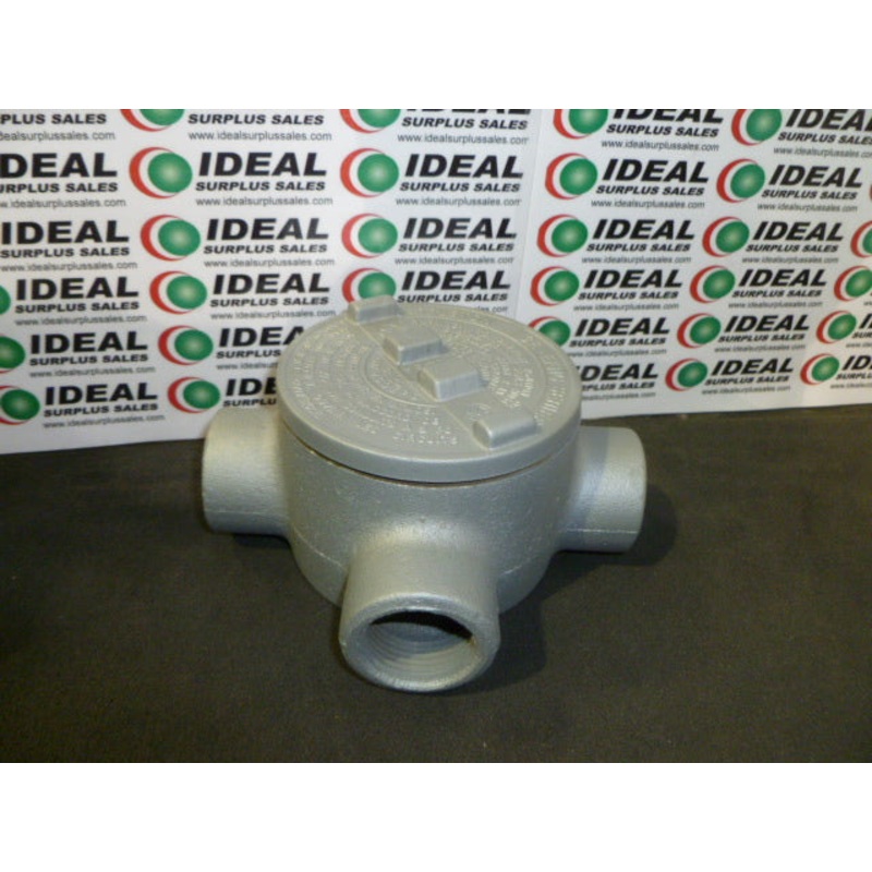 APPLETON ELECTRIC  GRT100 – BOX, 1 MALLEABLE IRON, EXPLOSION PROOF, OUT BOX, T BODY STYLE