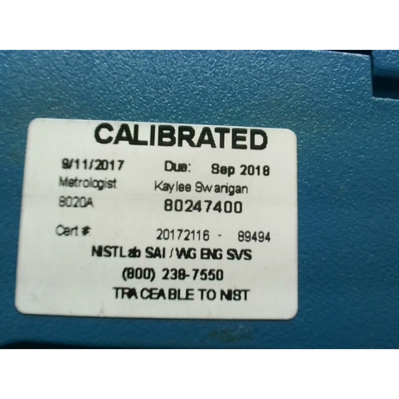 TSI PortaCount Plus 8020A w/ Power Supply Case Accessories