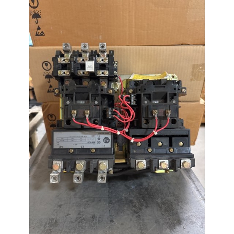 Allen Bradley 505-DOD /B Reverse Starter 600VAC 50HP