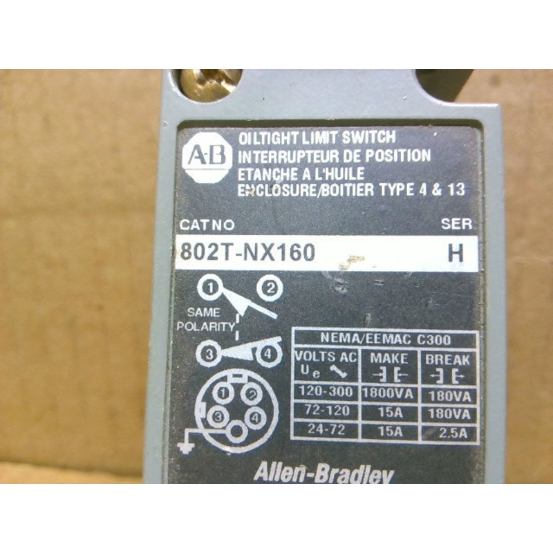 Allen Bradley 802T-NX160 Limit Switch