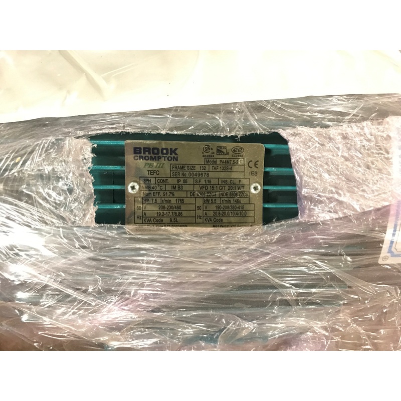 BROOK CROMPTON PA4M7 5-2 MOTOR