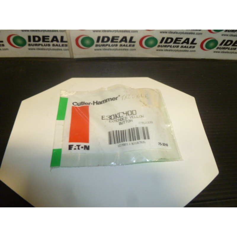 CUTLER-HAMMER E30KC400 BUTTON|Factory Sealed Packaging|New In Box|New No Box|Used|Reconditioned