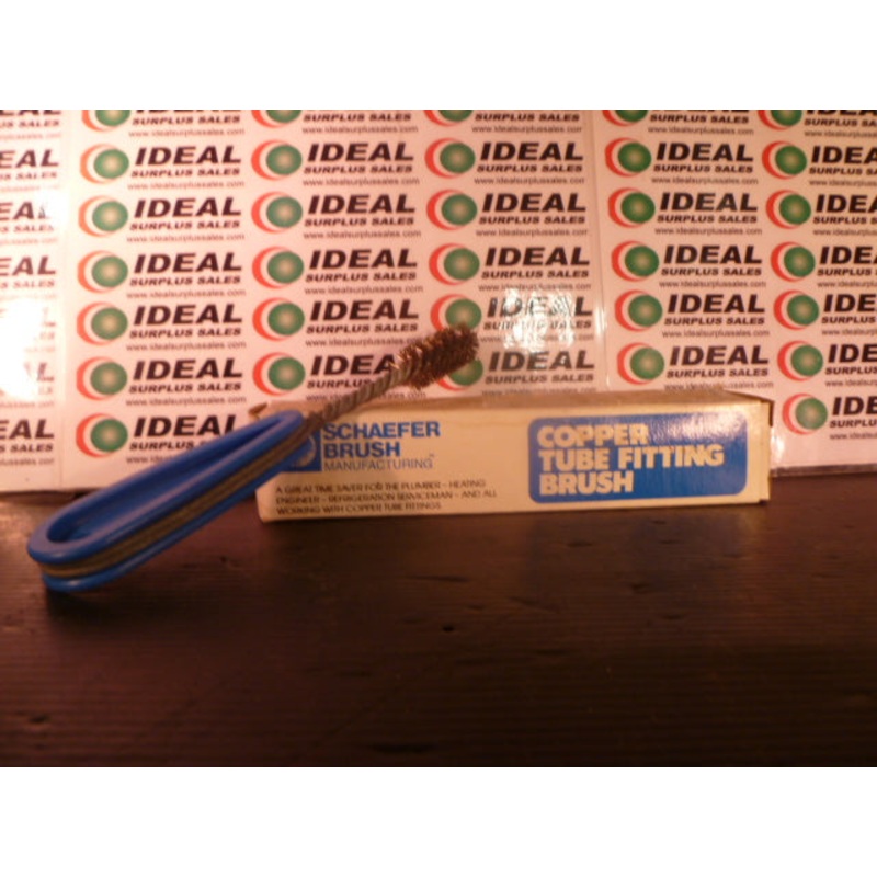 SCHAEFER BRUSH 00946-1, 1/2 ID PREMIUM STAINLESS STEEL WIRE BRUSH