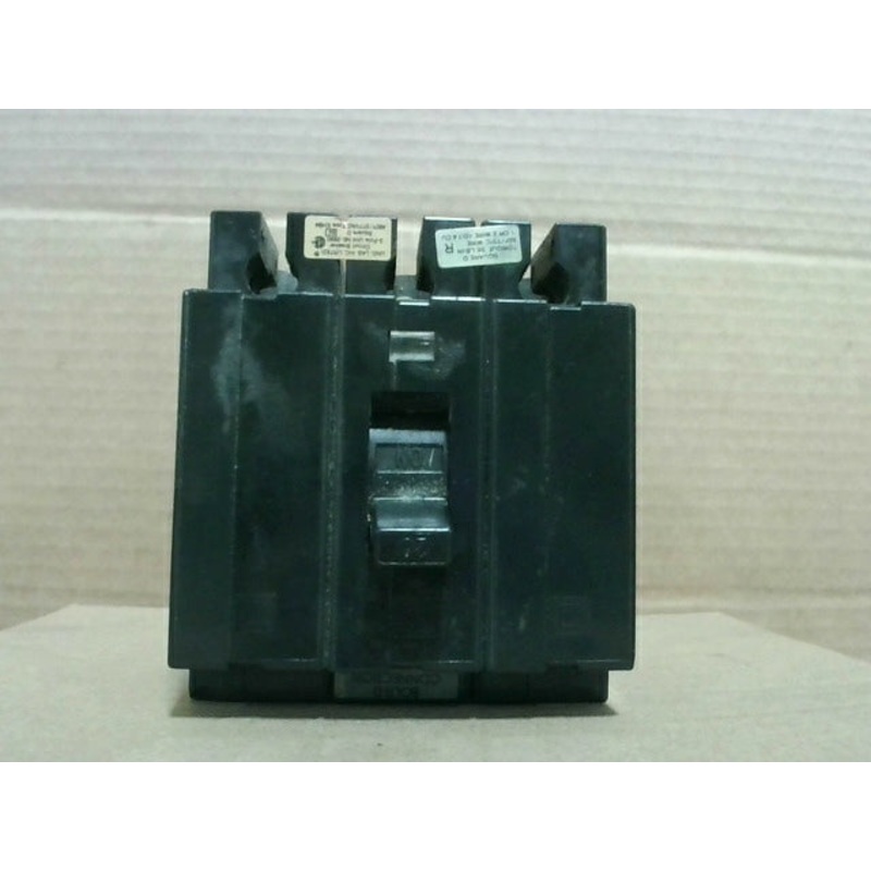 Square D EHB34020 Circuit Breaker 20A 3-Pole Bolt-On