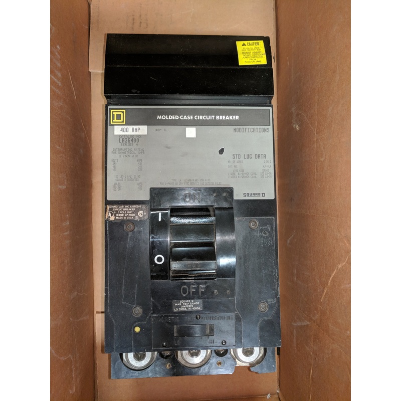 SQUARE D LA36400-LINE CIRCUIT BREAKER 400A