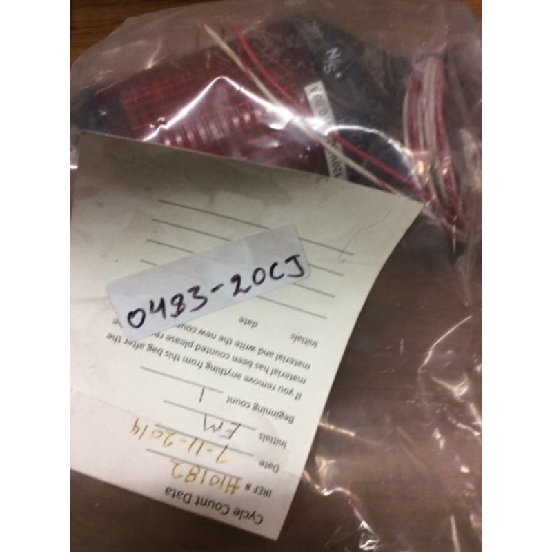 Static Controls 4000-BR-120 Red Signal Light 120 Vac