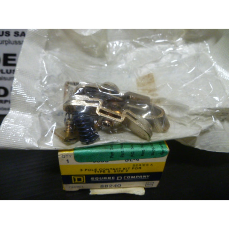 CONTACT, SQUARE D – 9998SL4, 3 POLE CONTACT KIT FOR TYPE S SIZE 2