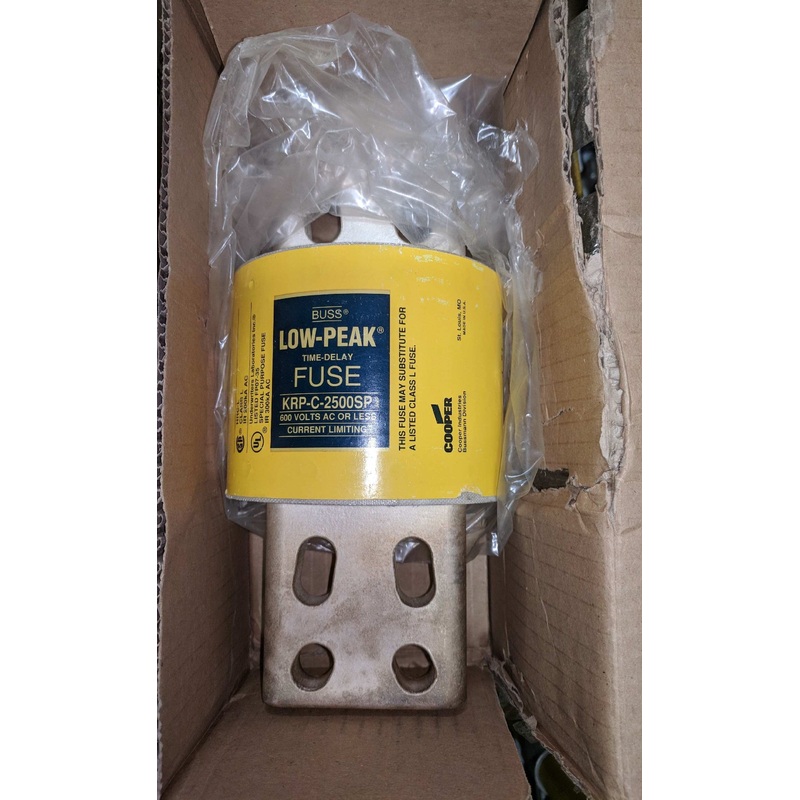 BUSSMANN KRP-C-2500SP FUSE|Factory Sealed Packaging|New In Box|New No Box|Used|Reconditioned