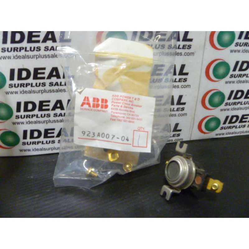 ABB 923A00704 THERMOSTAT|Factory Sealed Packaging|New In Box|New No Box|Used|Reconditioned