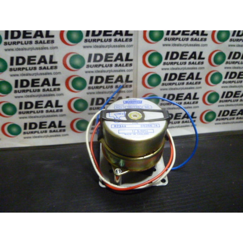 Crouzet 82344 Gear Motor 1/5 RPM, 115/230, ACL 88256/4