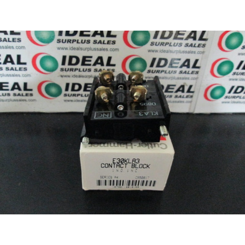 Cutler Hammer E30KLA3 Contact Block