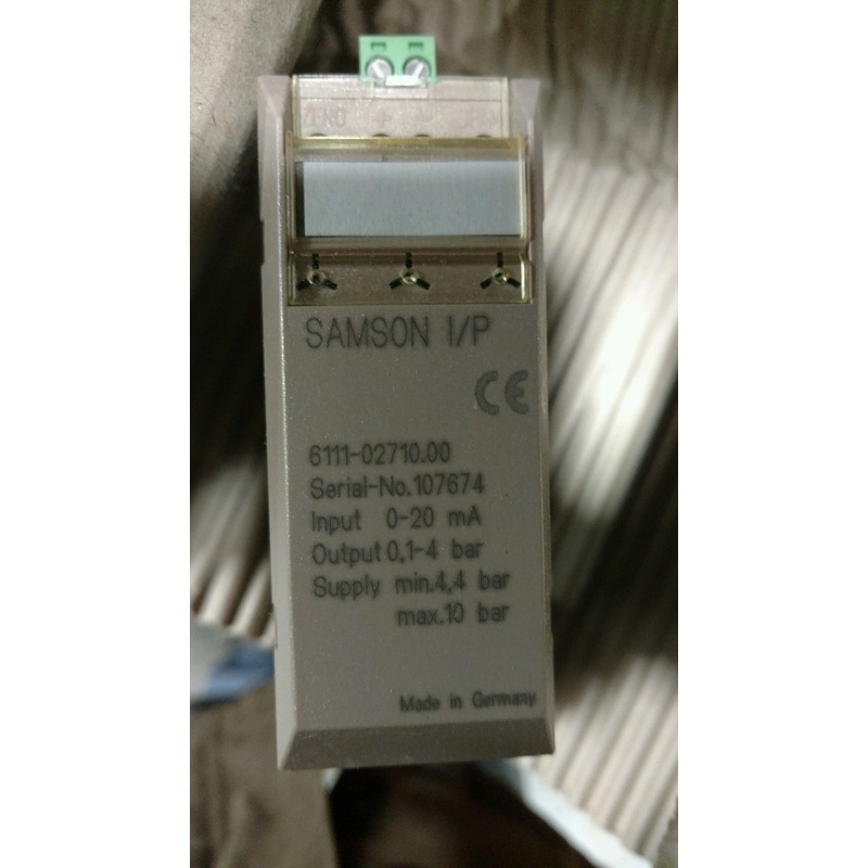 SAMSON 6111-02710.00 ELECTROPNEUMATIC CONVERTER