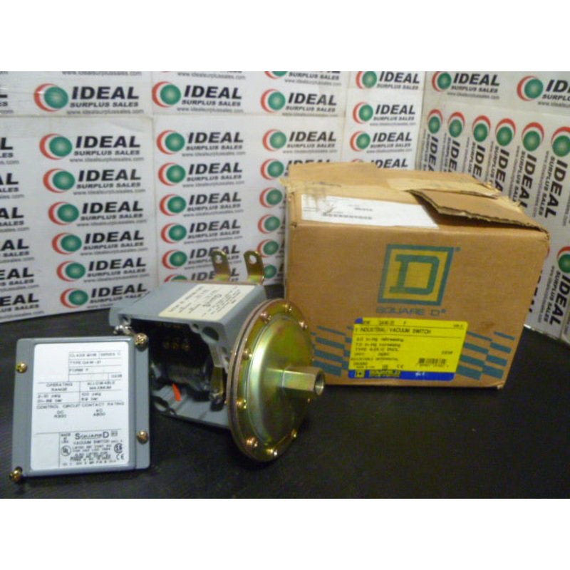 SWITCH, SQUARE D – 9016-GAW-21, INDUSTRIAL VACUUM SWITCH, TYPE 4,4X,13 ENCL